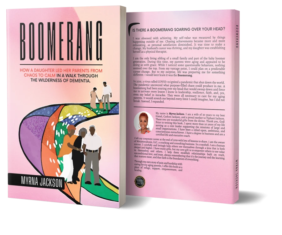 Boomerang by Myrna Jackson, front and back covers